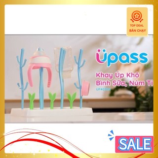 Giá úp bình sữa, núm ti upass up4030n
