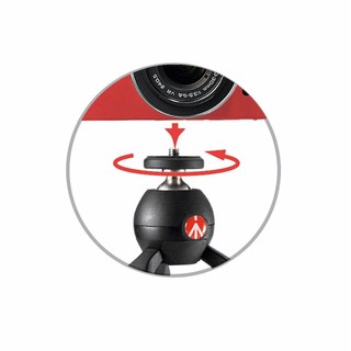 Chân máy ảnh Manfrotto Pixi Mini Tripod Black/Red
