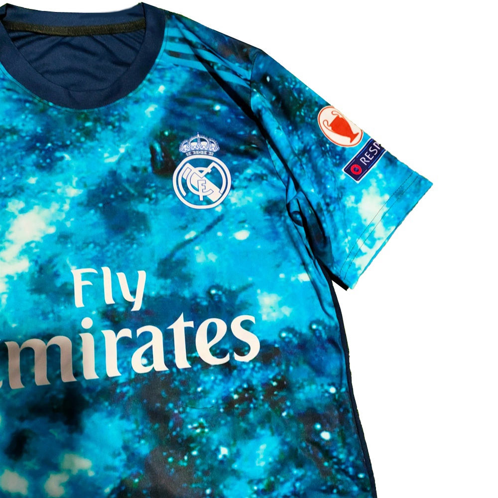 Bộ quần áo bóng đá đội tuyển Real Madrid thun lạnh