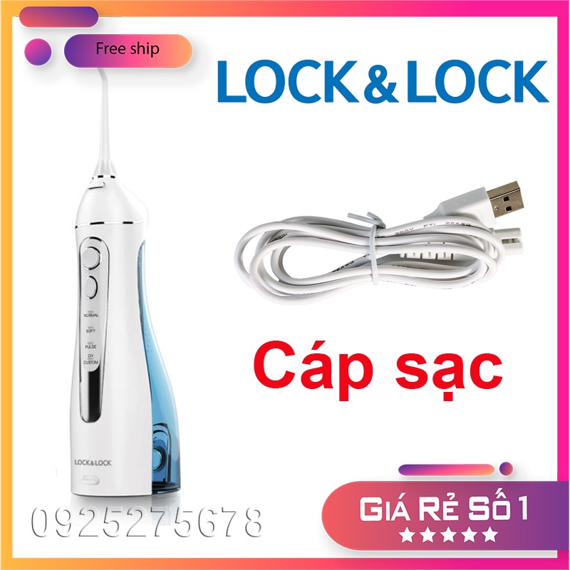 ✅ Dây cáp sạc cho máy tăm nước cầm tay Lock&Lock ✅ (Lock and Lock)