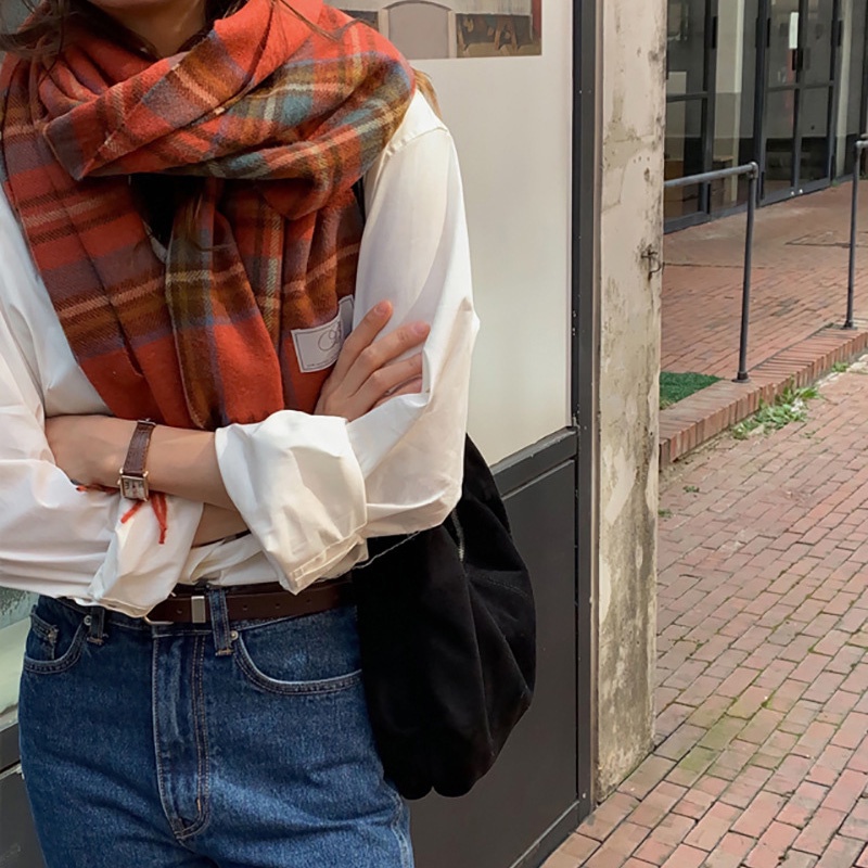 Ielgy nubuck Túi Xách Da Đeo Chéo Sức Chứa Lớn Phong Cách Hàn Quốc Cổ Điển Cho Nữ