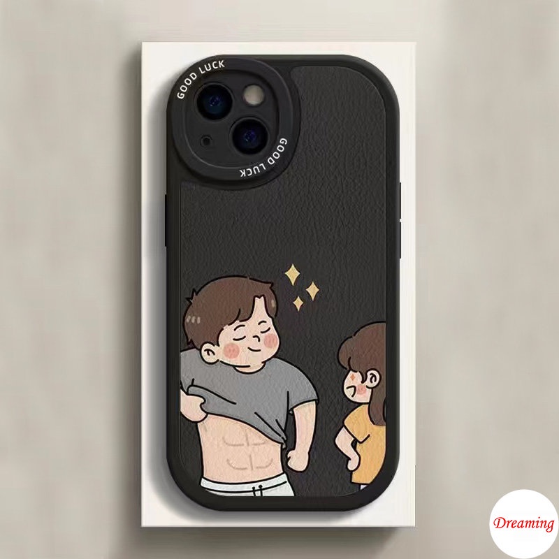 Ốp Lưng Điện Thoại cho VIVO V23 V23E V15 V11i V11 V9 Youth V5 V5S S1 Pro Y12 Y15 Y17 U10 Y91 Y93 Y95 Y91i Y91C Y1S Y19 5G 4G Oval Big Eye Soft Phone Case Motif Dễ thương Boy đẹp trai