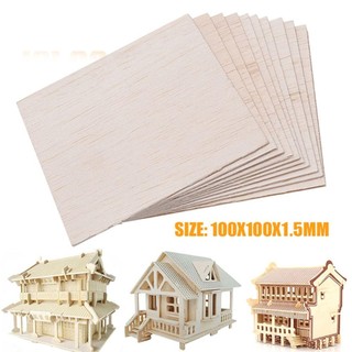 Mô Hình Ngôi Nhà Gỗ Balsa DIY