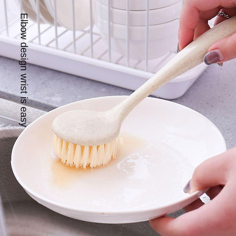 Cọ Rửa Chén Dĩa Cán Dài Tiện Dụng Cho Nhà Bếp