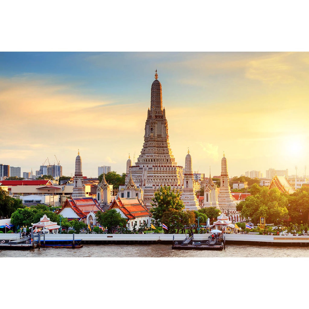 Tranh Dán tường đẹp về các thành phố lớn trên Thế Giới, hình ảnh sắc nét chân thực