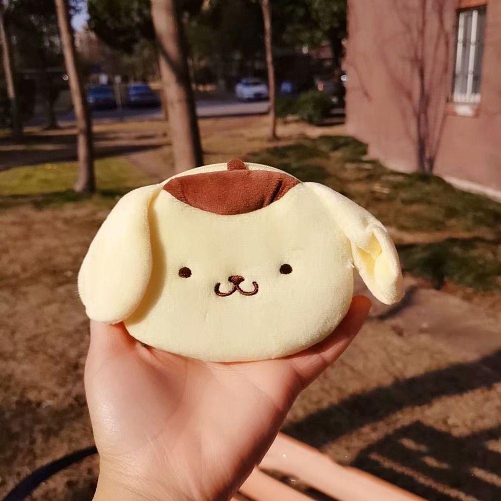 Ví Đựng Tiền Xu Họa Tiết Hoạt Hình Melody Cinnamoroll Dễ Thương Đa Năng Có Khóa Kéo Cho Nữ