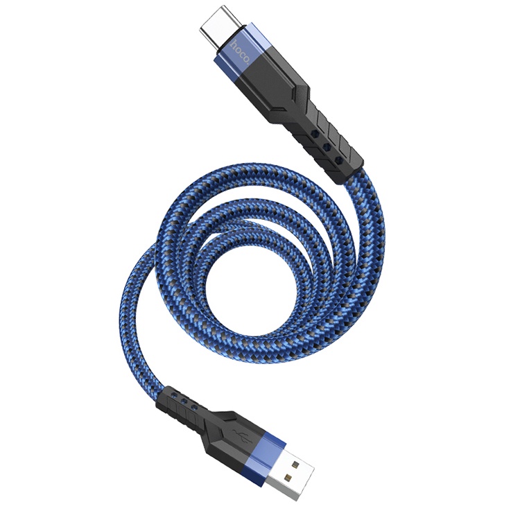 &quot;Cáp sạc nhanh Hoco U110&quot;_ Type C _Dành cho Samsung ,Oppo, vv  Loại cáp to dày, Dây sạc bọc dù,chống rối,chống gẫy gập