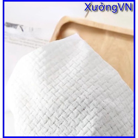 Combo khăn mặt, khăn tắm viên nén du lịch cotton mềm mại