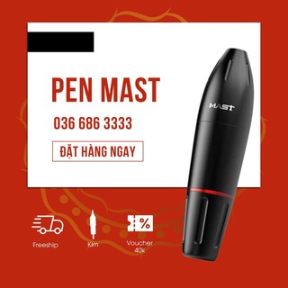 [GIÁ SỈ] Máy phun xăm Mast Tattoo Pen - phun xăm môi, mày, tattoo hoạt động êm và hiệu quả