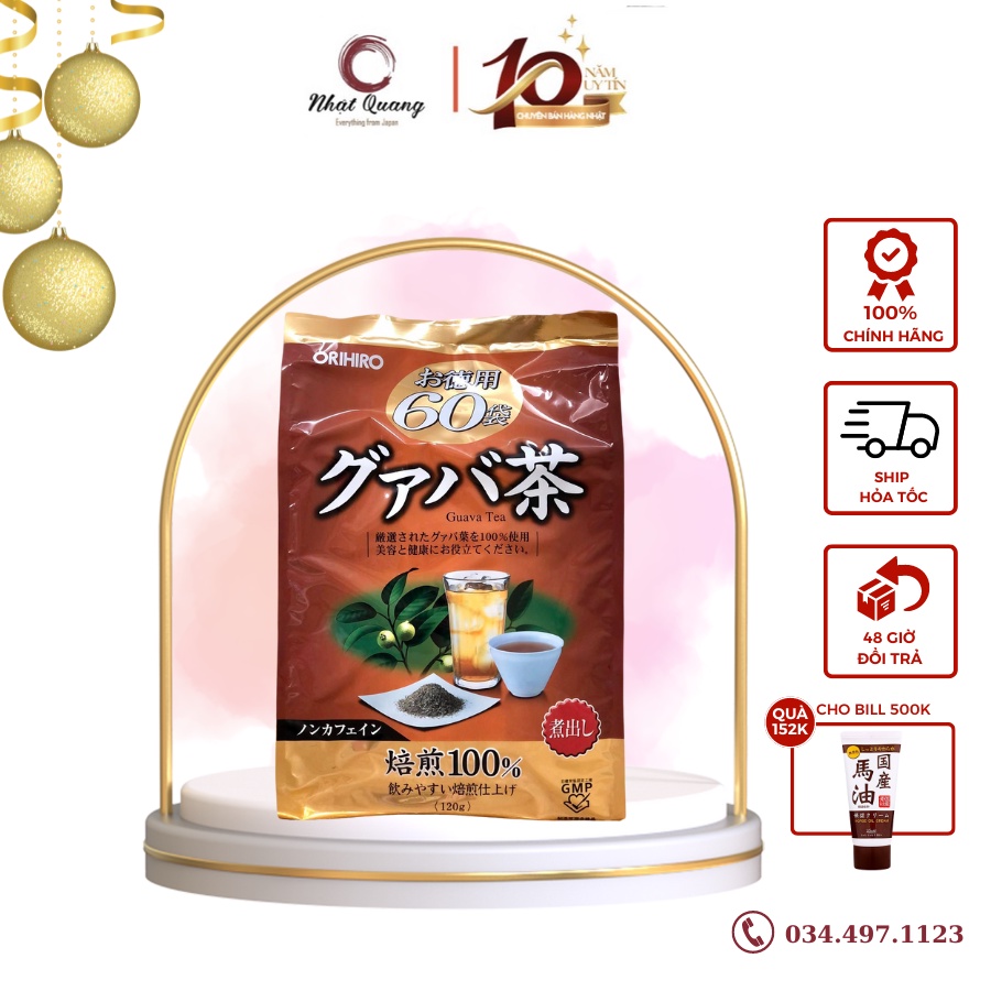 Trà orihiro 60 gói các vị (Hàng nội địa Nhật Bản )