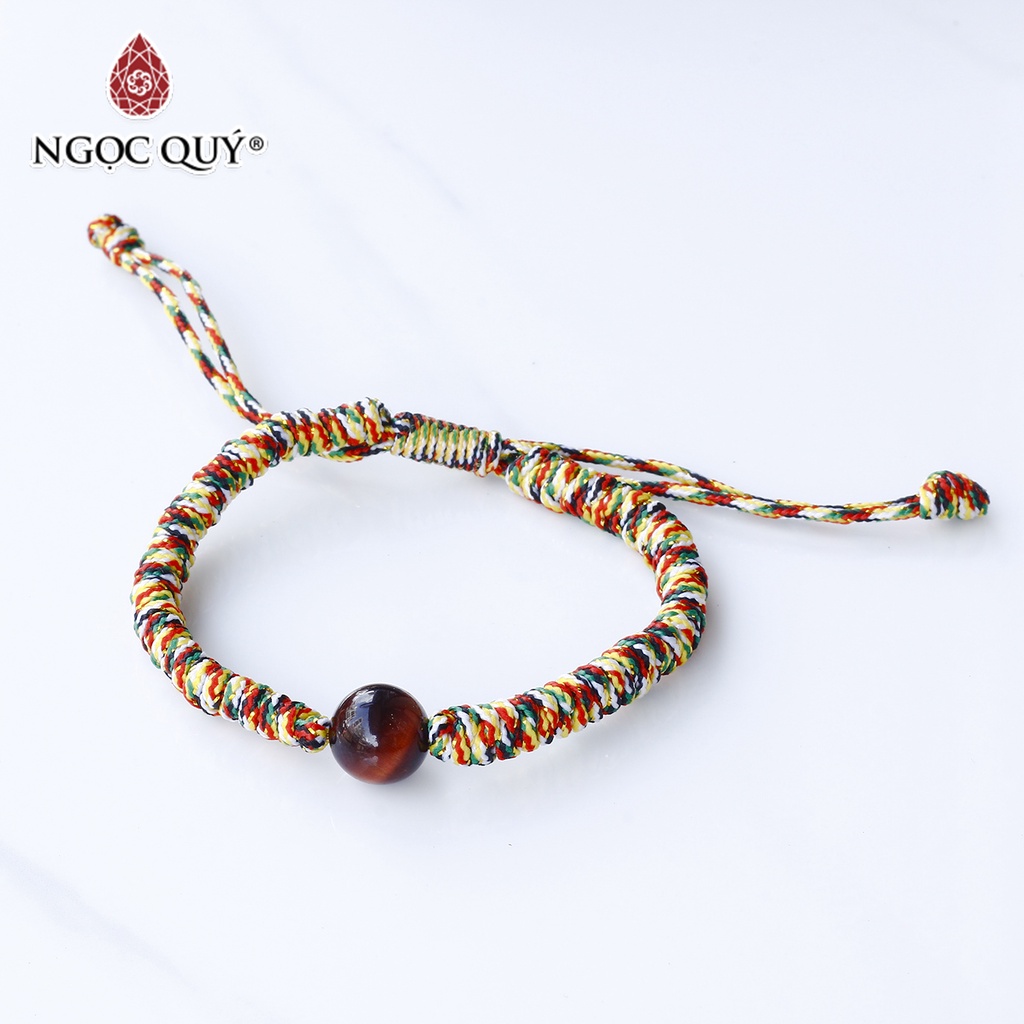 Vòng thắt dây đa sắc - Ngọc Quý