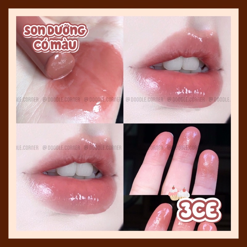 Son dưỡng có màu siêu căng mọng 3ce Plumping Lips