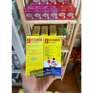 9vitamin tăng cân thái lan _ dạng siro cho trẻ
