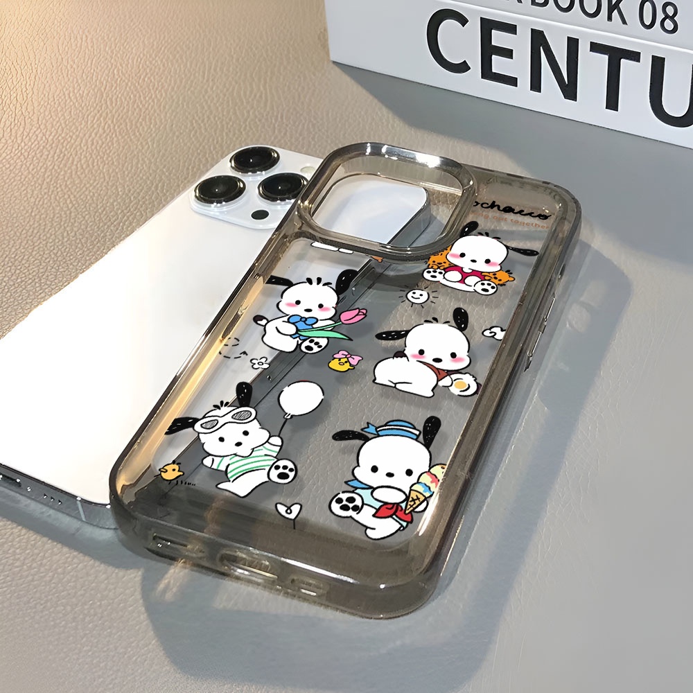 Ốp Điện Thoại Trong Suốt In Hình Pochacco Cho iphone 14 Pro Max 13 11 12 7Plus X XR XS Max 8 7