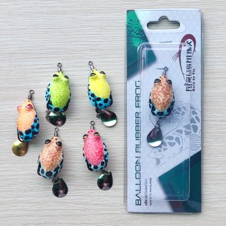 Mồi câu lure nhái hơi Hirushima Frog Monkey V2