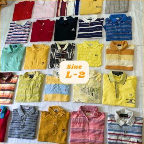 [Size L-2] Áo Polo Nam Nữ 2Hand, Áo Phông Có Cổ Secondhand Chọn Mẫu Qua Ảnh Hàng Tuyển Chọn Giá Rẻ ⚡