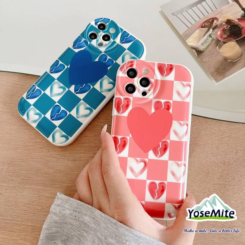 Ốp lưng họa tiết trái tim dễ thương cho iPhone 14 12 13 11 Pro Max 6 6s 7 8 Plus X Xs Max XR TPU