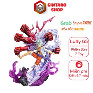  Mô hình Luffy gear 5 7 nấm đấm nika thần mặt trời phiên bản cao cấp Mô hình One Piece Luffy gear 5 Full Box 