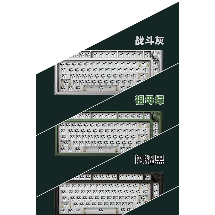 Bàn Phím Cơ Mxrskey Ck820 Nhôm CNC - 3Mode RGB hotswap gasket