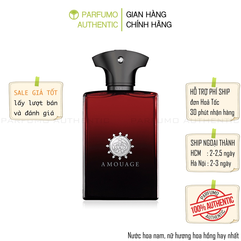 Nước hoa Amouage Lyric Man - Hương hoa Hồng cho Nam [Cam Kết Chính Hãng]