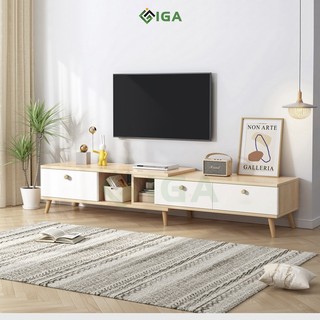 Kệ Tivi Rút Gọn Kích Thước Lớn , Kệ Để Tivi Đa Năng Có Thể Thay Đổi Theo Kích Thước Thương Hiệu IGEA GP83 GP218
