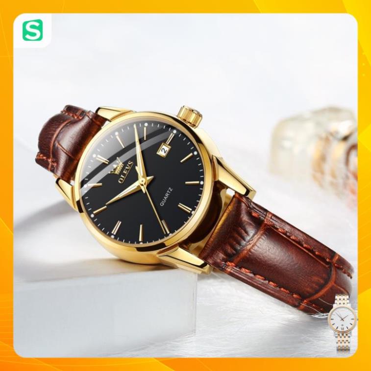 Đồng Hồ OLEVS 6898 Chống Thấm Nước Kiểu Dáng Thời Trang Cho Nữ dây da đẹp giá rẻ