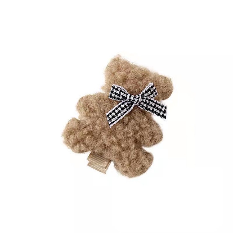 Kẹp Tóc Hình Gấu Bông Dễ Thương Xinh Xắn Cao Cấp