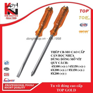 Tua vít đóng cao cấp Top Gold đủ quy cách