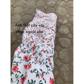 Vải lụa giấy may áo dài váy đầm