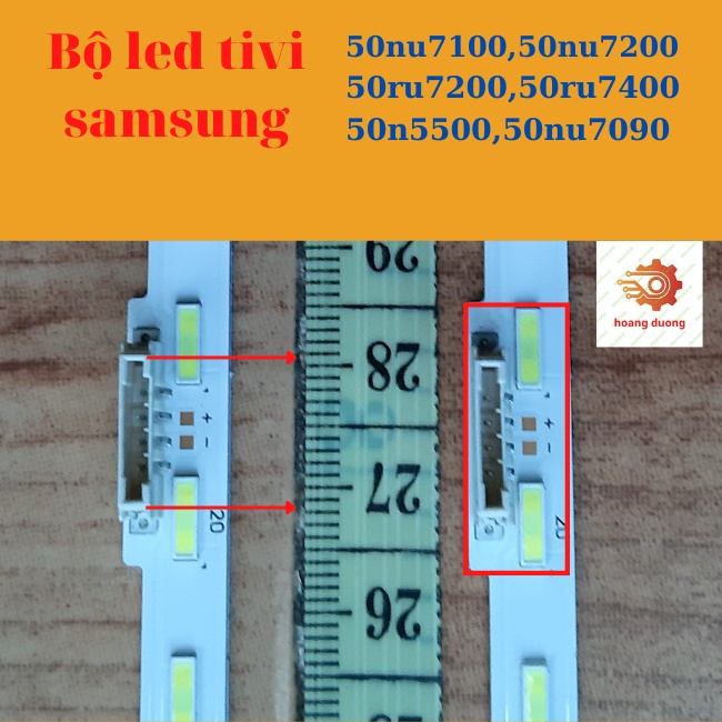 Thanh led tivi samsung 50nu7100,50nu7090,50nu7092,50ru7200,50nu7100,50n5500, mã bn96-46034a, -dthoangduong.