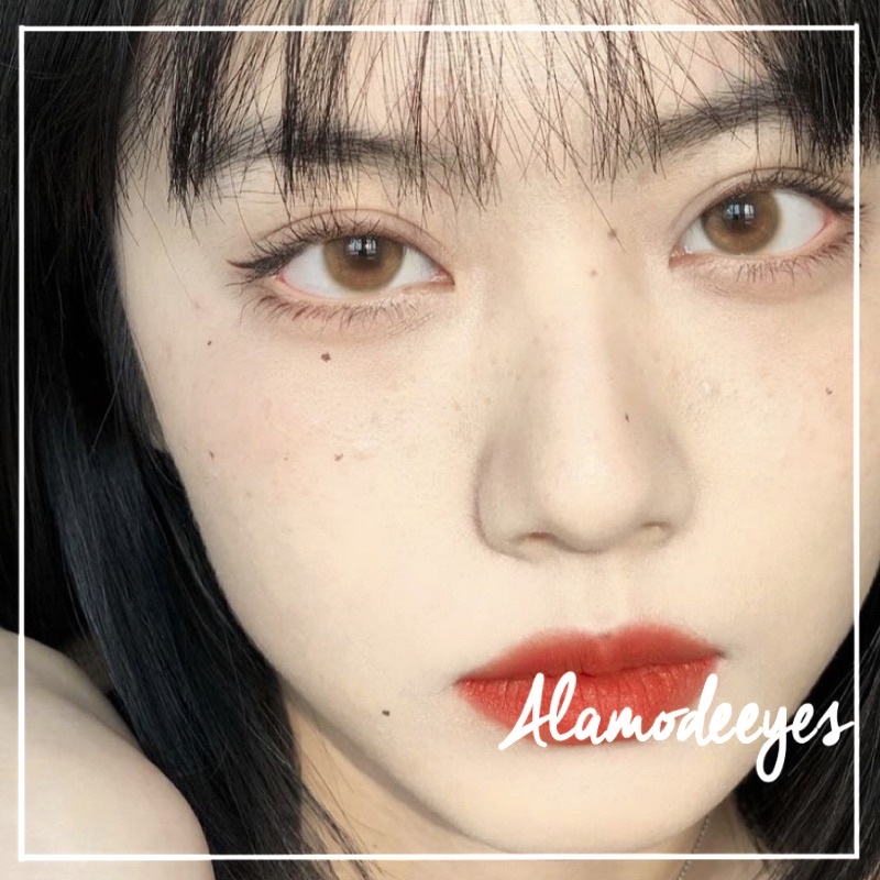 Lens nâu sữa k vân áp tròng