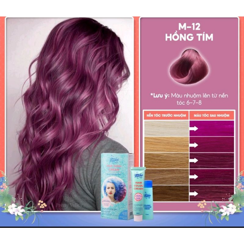 Màu Nhộm Tóc Molokai Màu Hồng Tím
