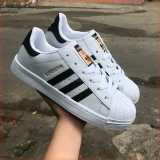 Giày Thể Thao sò nam nữ, Giày thể thao sọc đen trắng N2205 Poppy.Sneaker