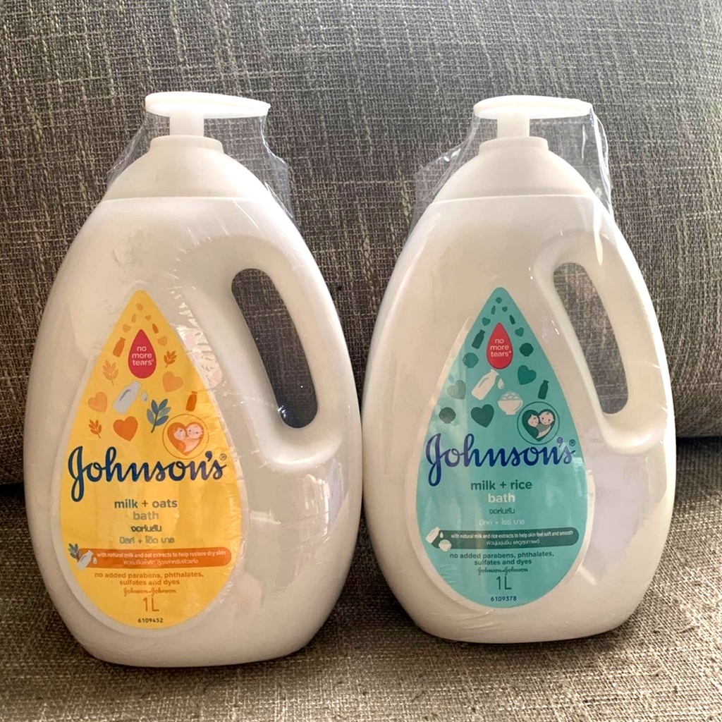 Sữa Tắm Johnson's Baby Cho Bé, Chứa Sữa Và Gạo Dưỡng Ẩm, Ngăn Ngừa Rôm Sảy - Johnson's Baby Milk + Rice Baby Bath 1000ml