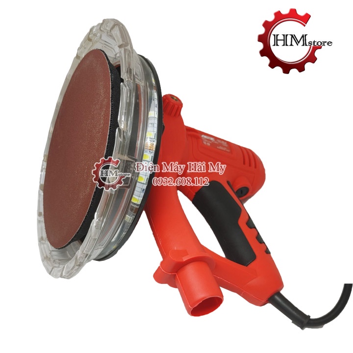 Máy xả nhám tường có đèn ACZ 180-6, công suất 950w - Máy trà nhám tường, máy chà tường, máy xả bột trét