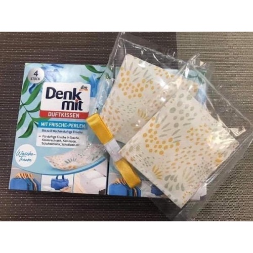 TÚI THƠM ĐỂ TỦ QUẦN ÁO DENKMIT DUFTKISSEN - HỘP 4 TÚI