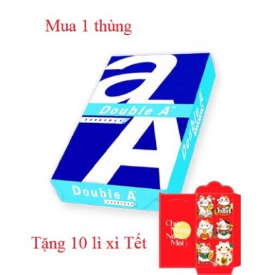 1 thùng giấy in A4 DoubleA ĐL 70