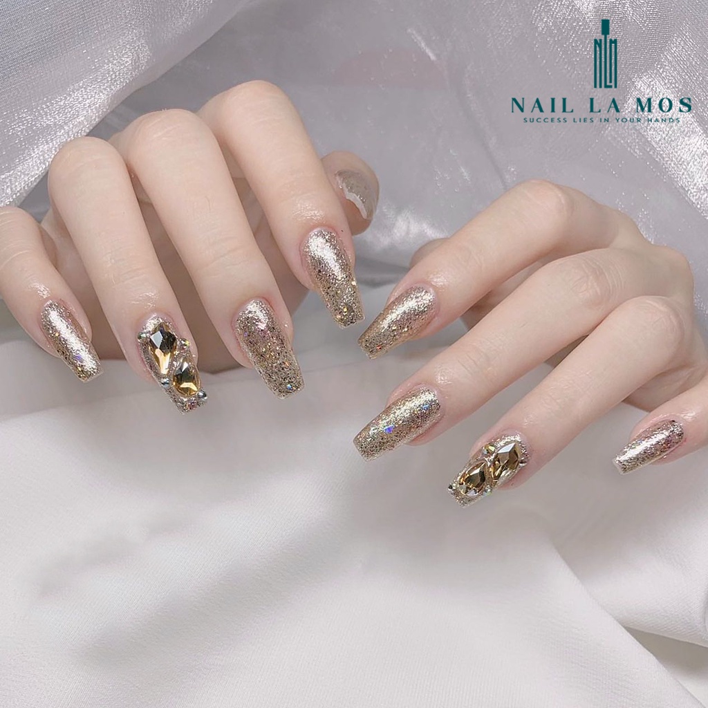 Set sơn nhũ Jiao Yan She chính hãng 25 màu - Sơn móng tay gel nhũ kim tuyến làm nail (tặng kèm bảng màu)