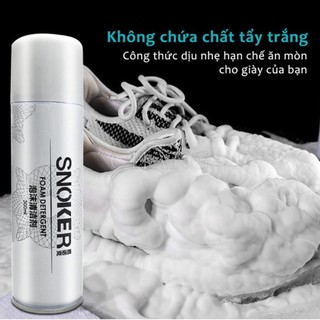 Chai xịt bọt vệ sinh giày sneaker - tạo bọt vê sinh giày nhanh chóng