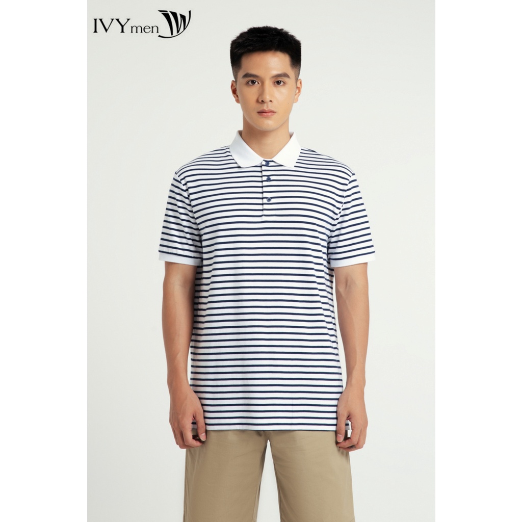 Áo polo nam kẻ ngang IVY moda MS 57E3635