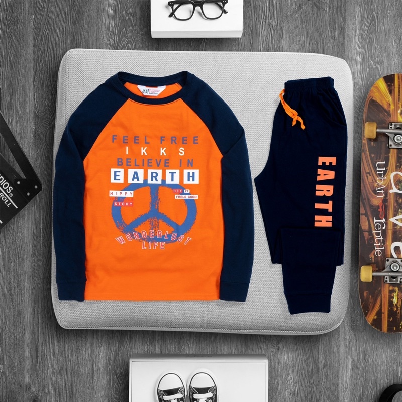 ❌❌ Siêu hot ✌️ Bộ dài bé trai size đại cotton thun mềm raplang 23-55kg