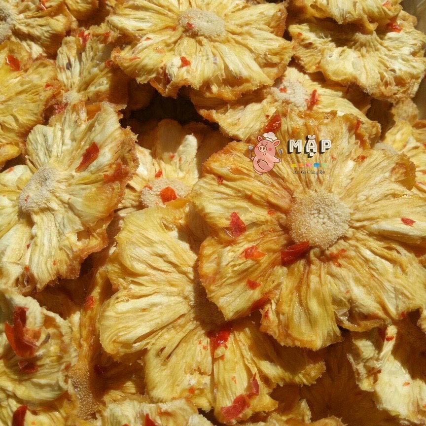 Thơm Sấy Muối Ớt Vị Chua Cay Mặn Ngọt Thơm Ngon 300g Loại 1