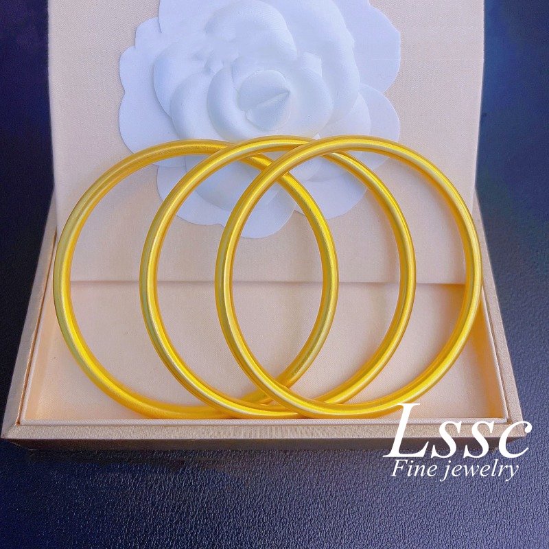 18k vàng Vòng tay titan nữ không gỉ đơn giản phong cách Hàn Quốc sang trọng cao cấp titan đồ trang sức