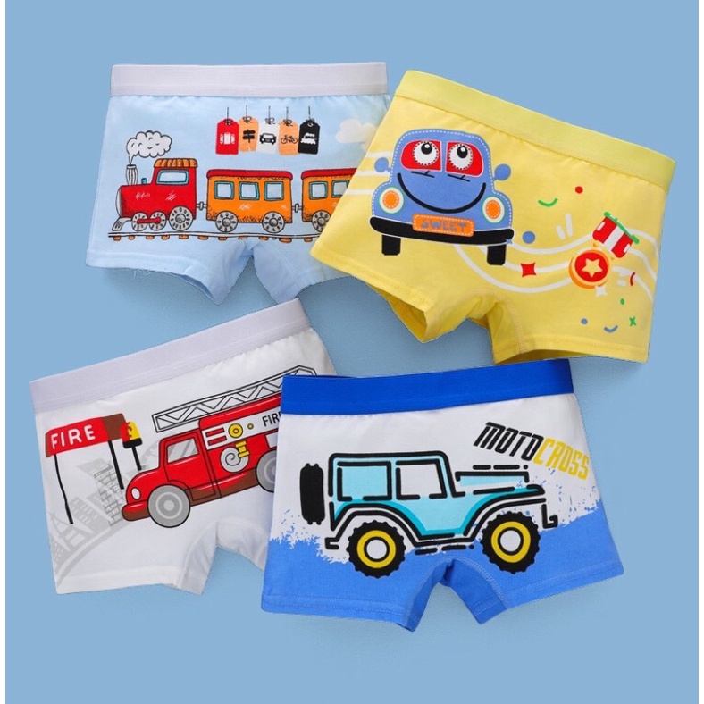 NHẤN VÀO ĐÂY để sở hữu bộ 4 quần boxer/ chíp đùi cực phẩm cho bé trai
