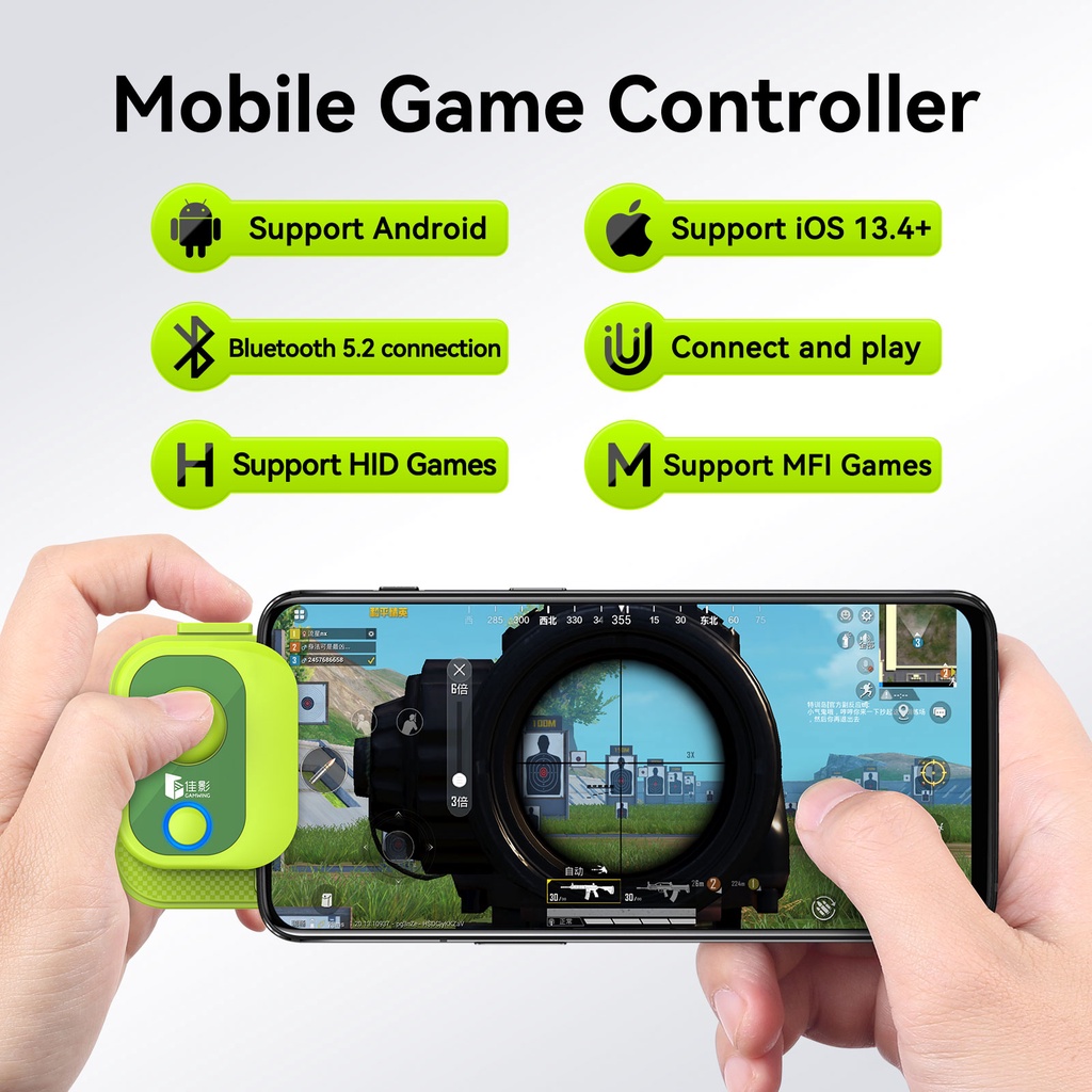 Tay Cầm Chơi Game Kết Nối Bluetooth 5.2 Cho iPhone iPad IOS / Android