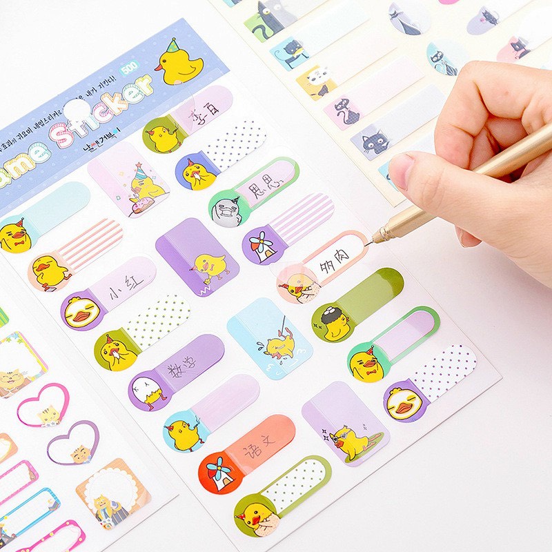 Nhãn dán Sticker name đánh dấu đồ dùng cá nhân