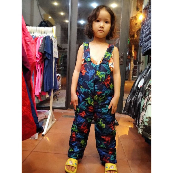 Áo yếm trẻ em size 1-5y màu khủng long, xanh navi, đen