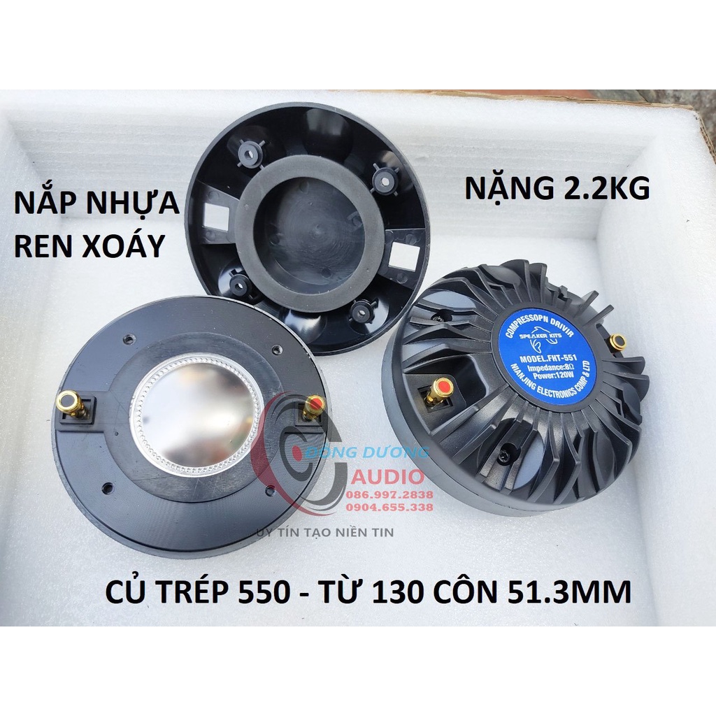 BỘ 2 CỦ TRÉP 550 FHT PRO - HÀNG NHẬP CHINA - TỪ 130 COIL 51.3 MÀNG TITAN