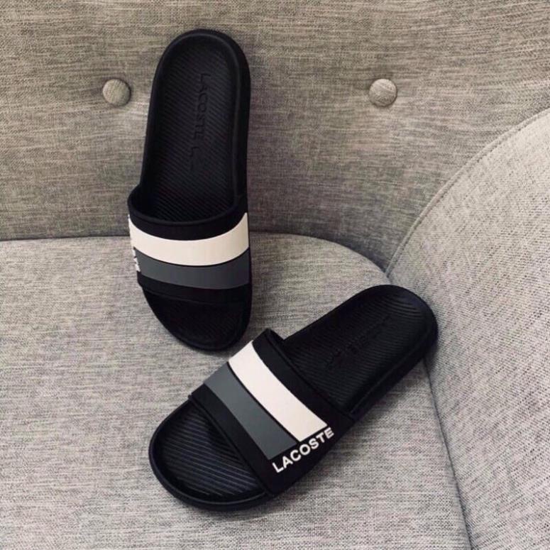 | Ảnh Thật - VIDEO | Dép Lacoste Nam Cao Cấp - Dép Quai Ngang Thời Trang Unisex Hottrend 2022