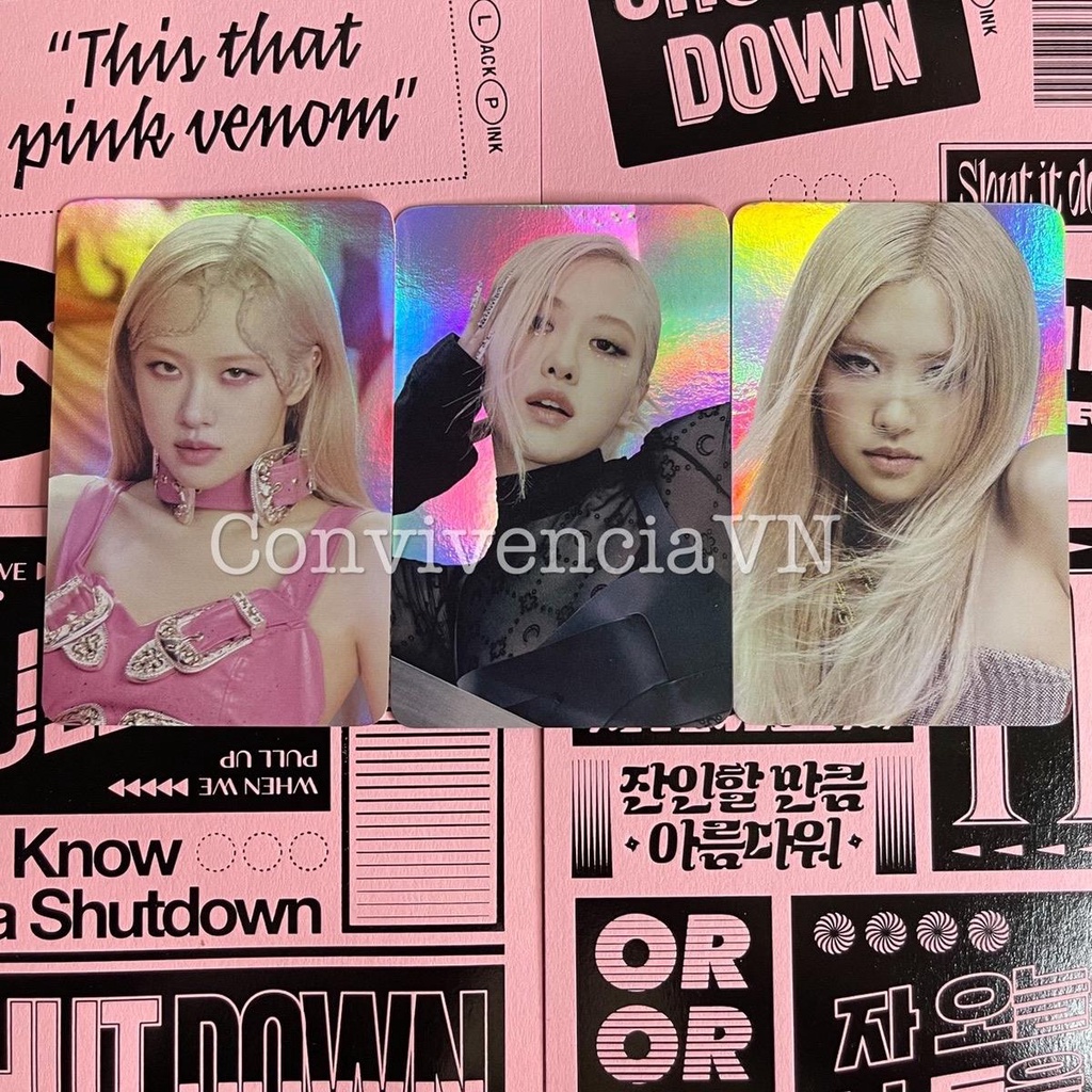 Hàng chính hãng 100%  Bộ full và tách lẻ  Card lẻ+ lyrics và quà tặng kèm của shop